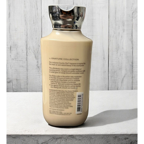 Bath & Body Works ~ Country Chic Shea & Vitamin e Lotion New 8oz Rare - Picture 2 of 2